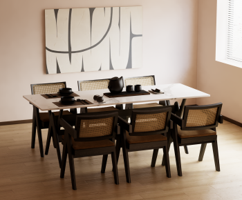 Modern Dining Table And Chairs-ID:527829893