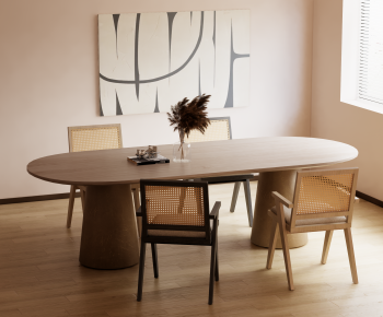 Modern Dining Table And Chairs-ID:682507993