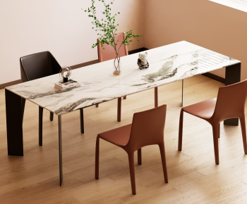 Modern Dining Table And Chairs-ID:976130963