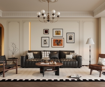 French Style A Living Room-ID:201863057