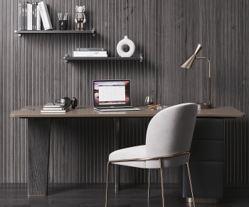 Modern Computer Desk And Chair-ID:746429928