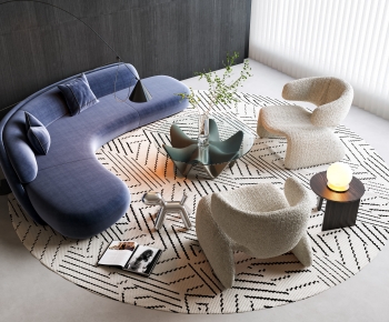 Modern Curved Sofa-ID:287020928