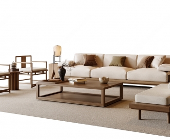 New Chinese Style Sofa Combination-ID:694159981