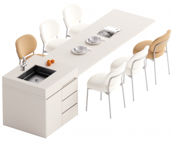 Modern Dining Table And Chairs-ID:553575997