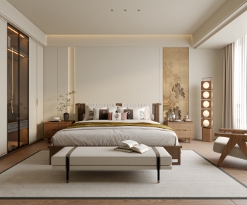 New Chinese Style Bedroom-ID:513485919