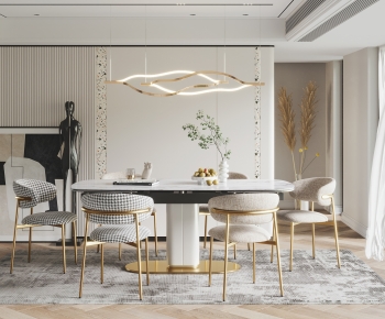 Modern Dining Table And Chairs-ID:234545957