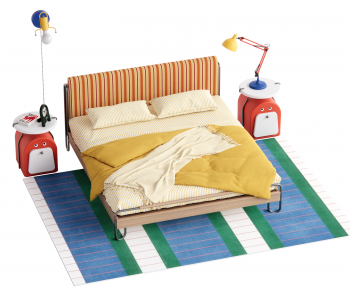 Modern Child's Bed-ID:191071019