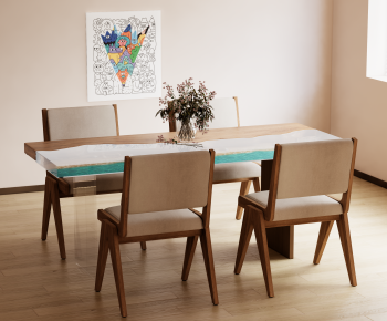 Modern Dining Table And Chairs-ID:527745011