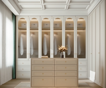 French Style Clothes Storage Area-ID:545725119