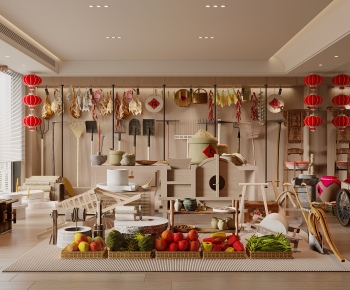 New Chinese Style Exhibition Hall-ID:410389989