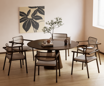 Modern Dining Table And Chairs-ID:600173952