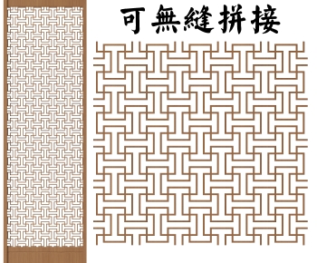 New Chinese Style Wooden Screen Partition-ID:385163077