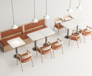 Modern Dining Table And Chairs-ID:730896004