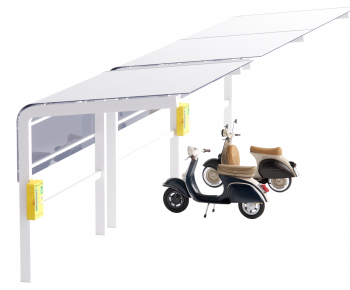 Modern Outdoor Parking Lot-ID:889858968