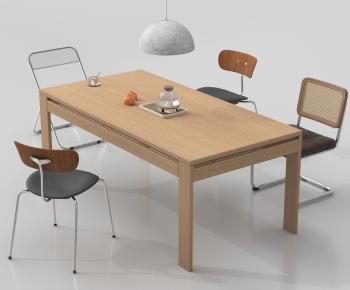 Modern Dining Table And Chairs-ID:805860043