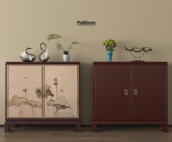 New Chinese Style Side Cabinet-ID:893688922