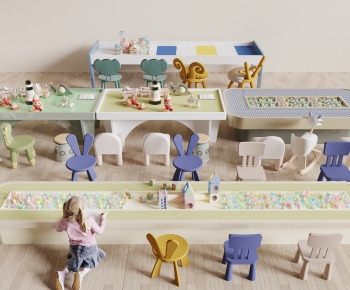 Modern Children's Table/chair-ID:249104029