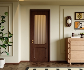 French Style Single Door-ID:810237886