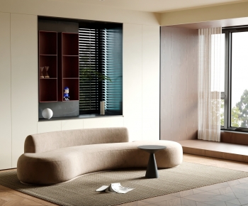 Modern Curved Sofa-ID:640672926