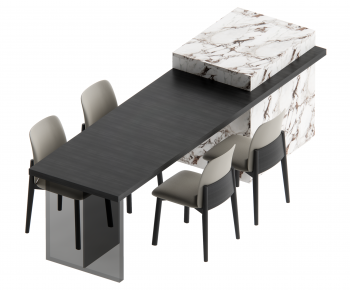 Modern Dining Table And Chairs-ID:528950931