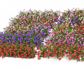 Modern Flowers And Grass-ID:133075006