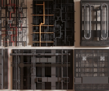 Industrial Style Suspended Ceiling-ID:182800397