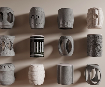 Chinese Style Stool-ID:216747059