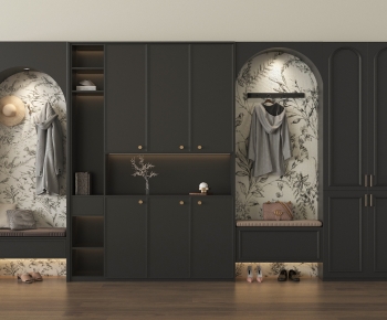 French Style Shoe Cabinet-ID:610637909