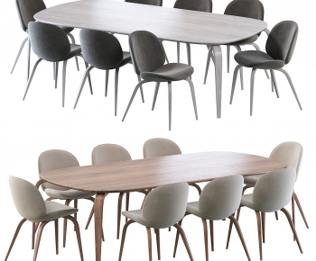 Modern Dining Table And Chairs-ID:383248096