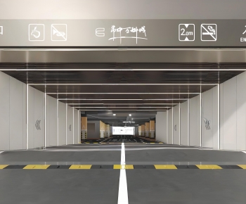 Modern Underground Parking Lot-ID:723279951