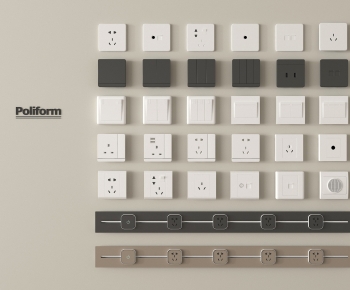 Modern Switch Socket Panel-ID:458180905