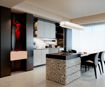 Modern Dining Room-ID:718732122