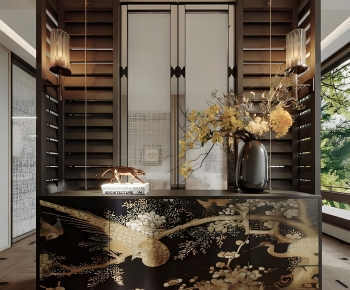 New Chinese Style Hallway-ID:546773913