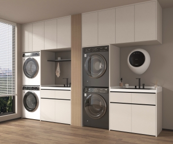 Modern Laundry Cabinet-ID:243658076