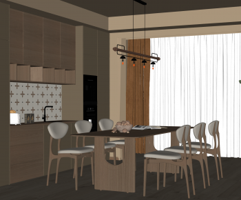 Modern Dining Room-ID:991204021