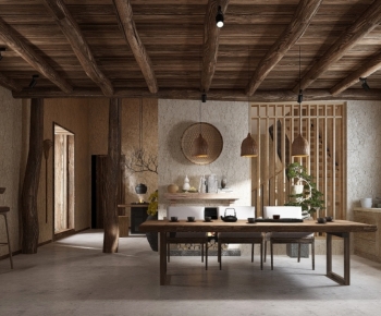 Wabi-sabi Style Tea House-ID:377434024
