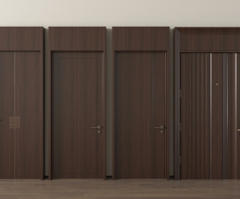 New Chinese Style Single Door-ID:551269191