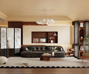 Modern A Living Room-ID:649774073