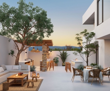 Modern Courtyard/landscape-ID:716356043