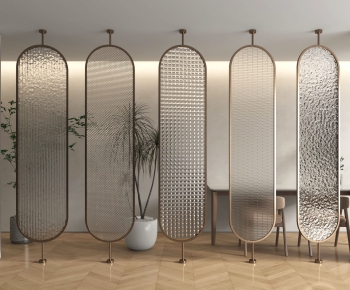 Modern Glass Screen Partition-ID:849175936