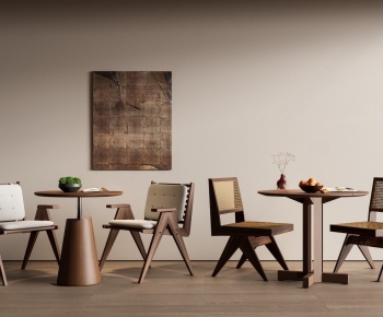 Wabi-sabi Style Leisure Table And Chair-ID:325521957