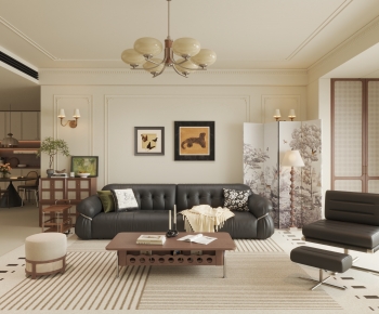 French Style A Living Room-ID:167911054