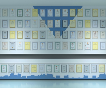 Modern Flag/badge/trophy/certificate-ID:821827899