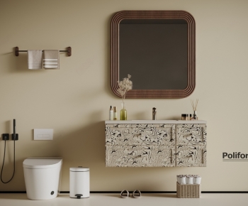 Modern Bathroom Cabinet-ID:789909485