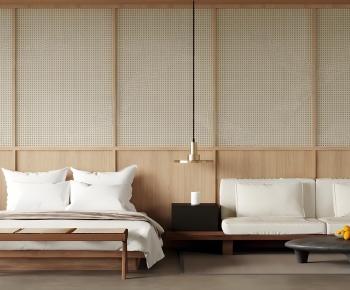 Modern Double Bed-ID:832830912