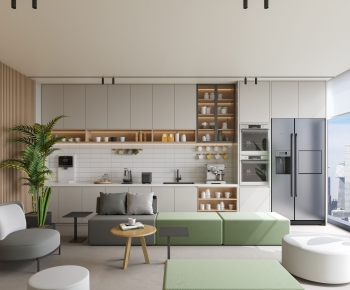 Modern Office Tea Room-ID:735346086