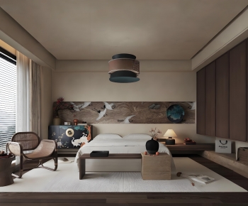 New Chinese Style Bedroom-ID:215199077