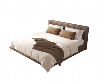 Modern Double Bed-ID:631565096