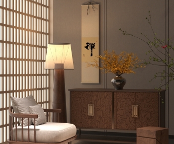 New Chinese Style Lounge Chair-ID:580825094