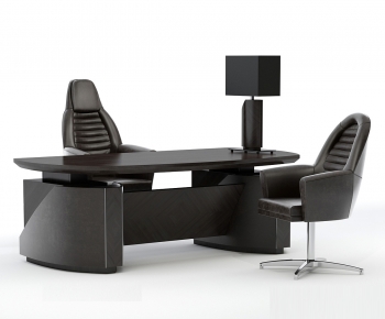 Modern Office Desk And Chair-ID:183831931